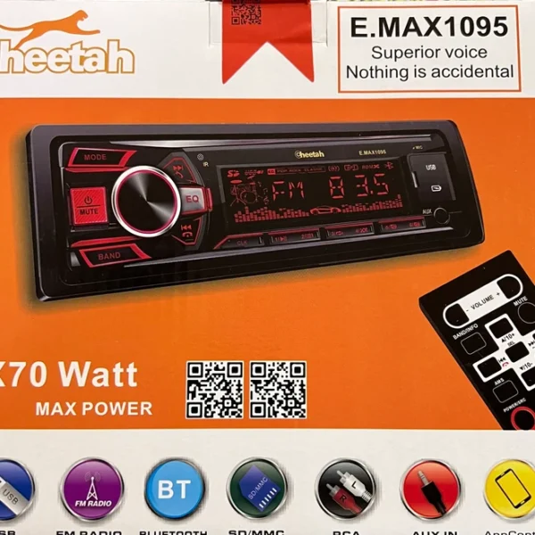 پخش خودرو چیتا پنل جدا مولتی کالر بلوتوثی